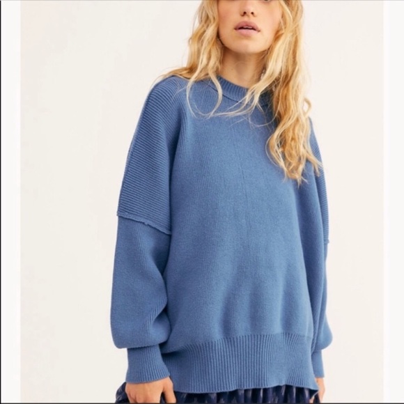 Free People Sweaters - Free People Easy Street Oversized Knit Sweater Top